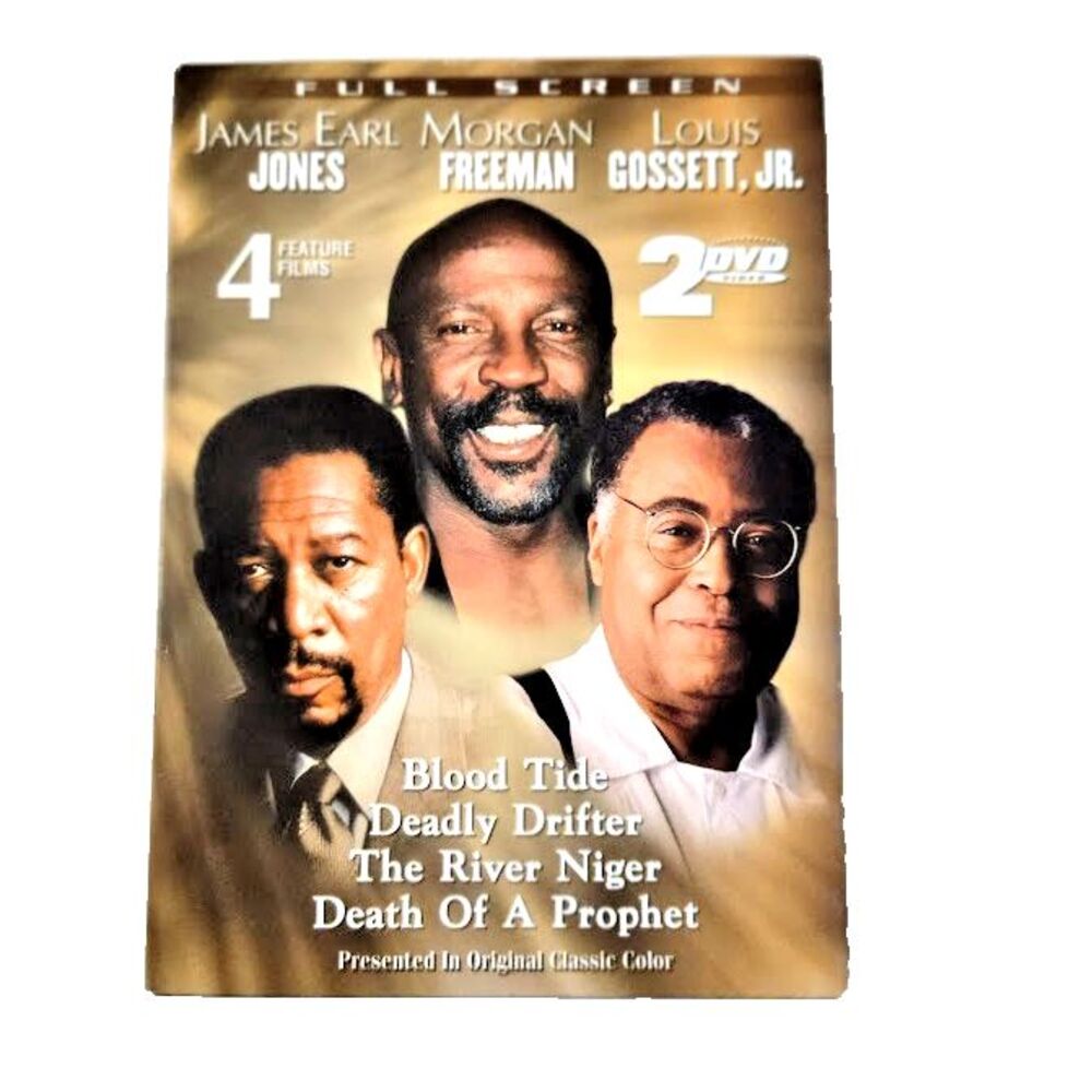 4 Movies on DVD Blood Tide Deadly Drifter The River of Niger Death of A Prophet